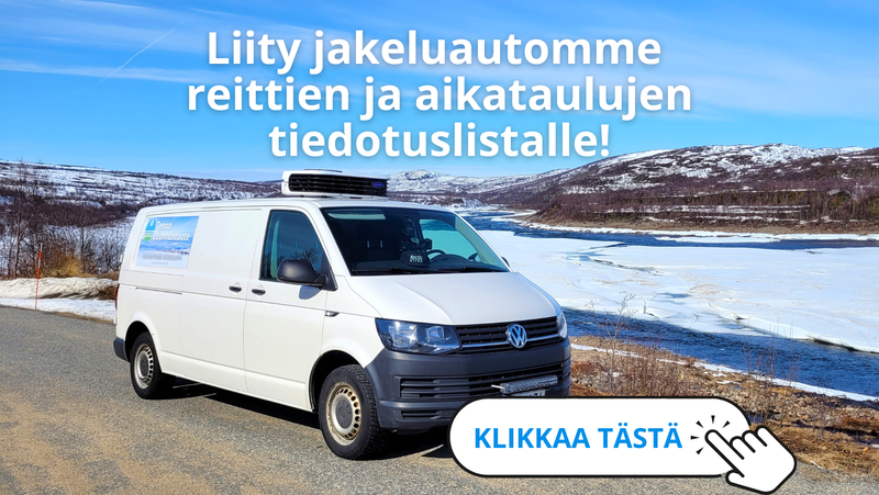 Myyntiauto ajaa j&auml;lleen Pohjois-Suomessa!